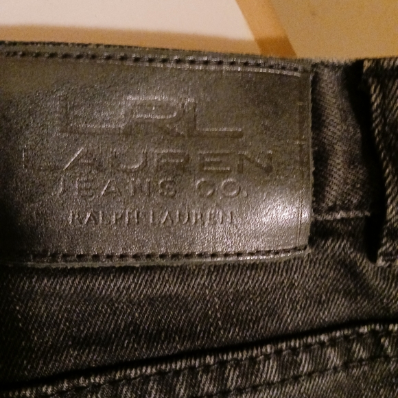 Ralph Lauren Black ripped Jean pants sz 16 nwto - Picture 7 of 7